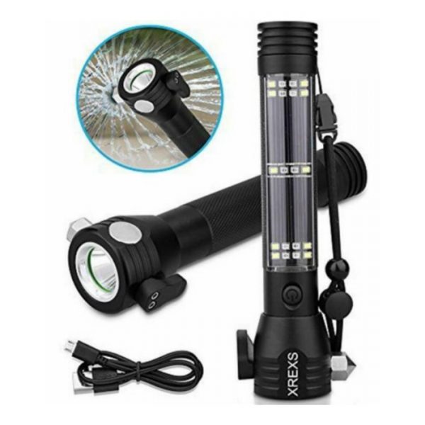 Φακός Solar Powered LED Car FlashlightSolar Powered LED Car Flashlight