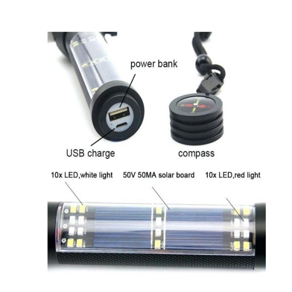 Φακός Solar Powered LED Car FlashlightSolar Powered LED Car Flashlight - Image 3