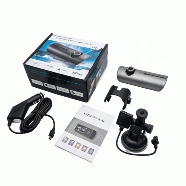 Scan FX R300 Dual Lens 2.7″HD Car DVR Dashcam Front/Rear Blackbox - Image 2