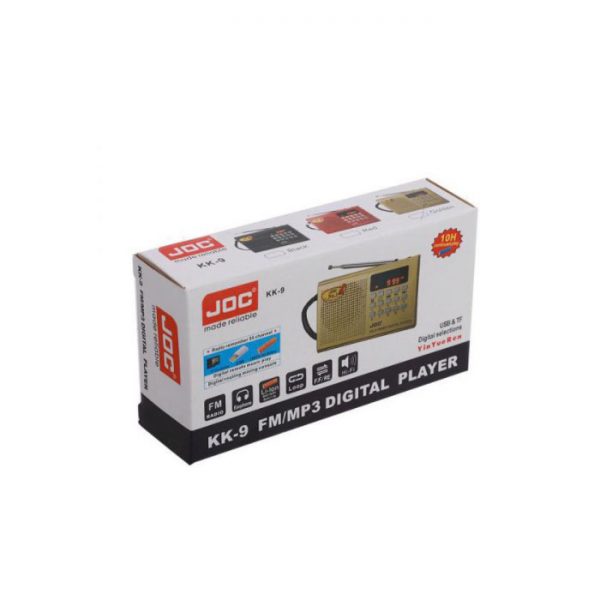 JOC KK-9 mini digital speaker FM radio speaker with USB port - Image 2