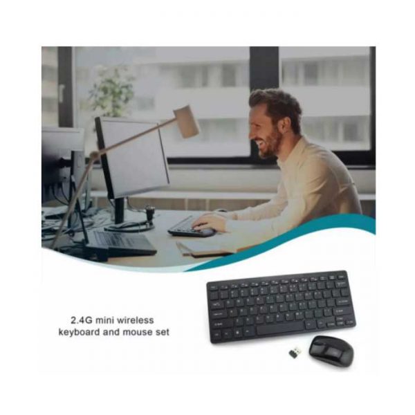 Πληκτρολόγιο Bluetooth Wireless Keyboard Slim + Mouse - Image 2