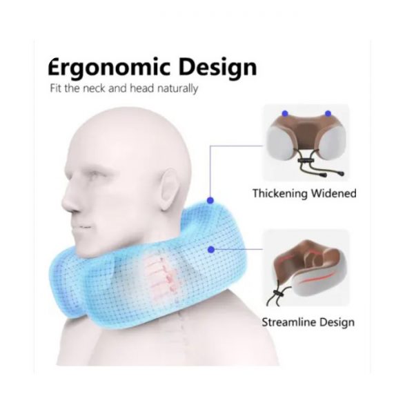 Ηλεκτρικό μαξιλάρι μασάζ λαιμού U-Sahped Massage Pillow RYD-660 - Image 5