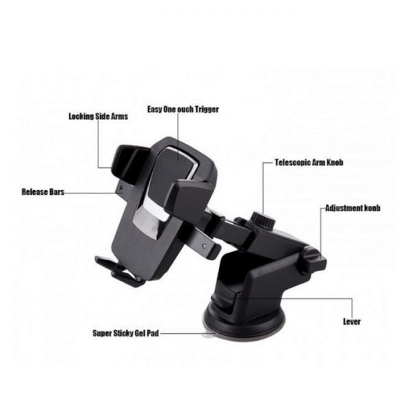 Βάση Αυτοκινήτου Universal Easy One Touch  Car & Desk Mount - Image 6