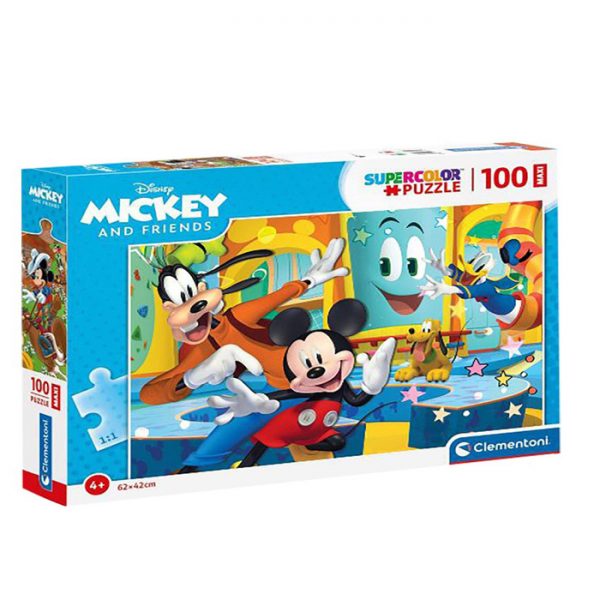 MAXI PUZZLE CLEMENTONI 100 TEM MICKEY 40x27x4cm