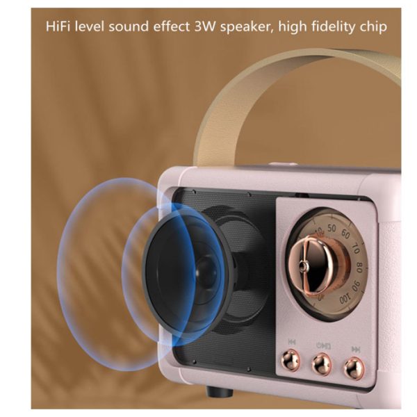 HM-11 Ηχείο Bluetooth 3W με Ραδιόφωνο και Διάρκεια Μπαταρίας έως 2 ώρες - Image 6