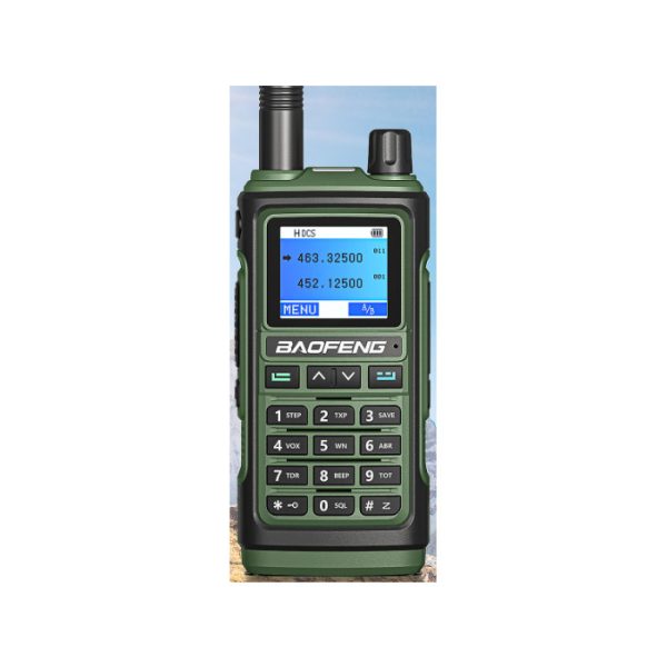 Baofeng BF-UV17 Ασύρματος Φορητός Πομποδέκτης VHF – UHF 5W ΠΡΑΣΙΝΟ - Image 2