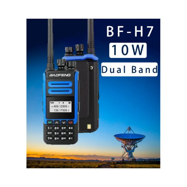 Baofeng BF-H7 Ασύρματος Φορητός Πομποδέκτης VHF – UHF 10W ΜΠΛΕ