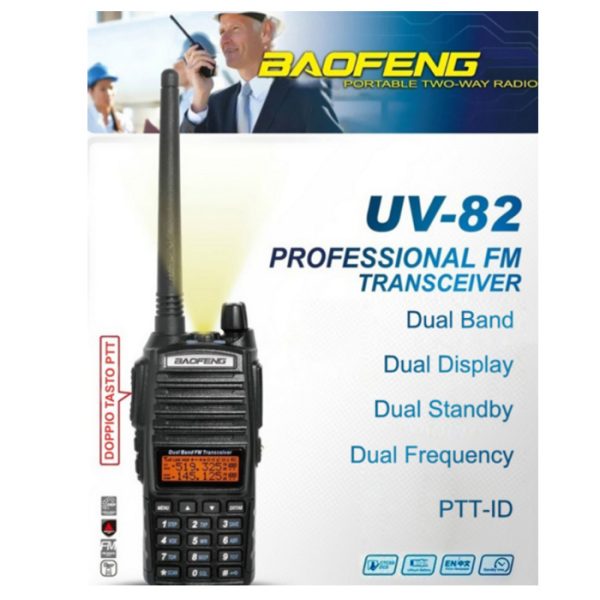 Baofeng BF-UV82HX Ασύρματος Φορητός Πομποδέκτης VHF – UHF 8W - Image 2