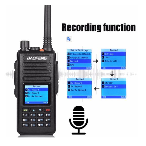 BAOFENG GPS DM-1702 Digital Analog DMR Walkie Talkie - Image 4