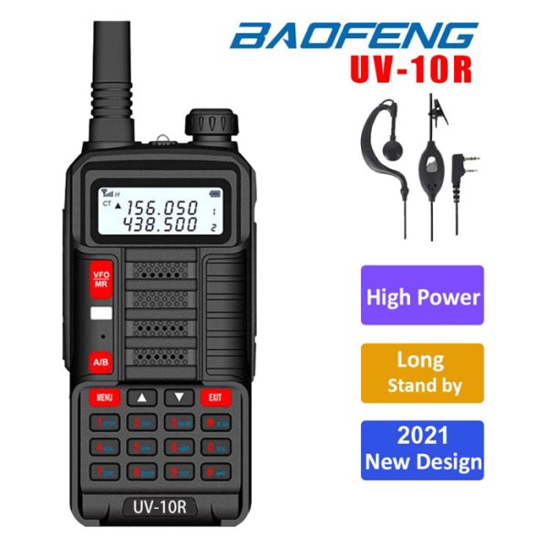 Baofeng BF-UV10R Ασύρματος Φορητός Πομποδέκτης VHF – UHF 8-10W - Image 5