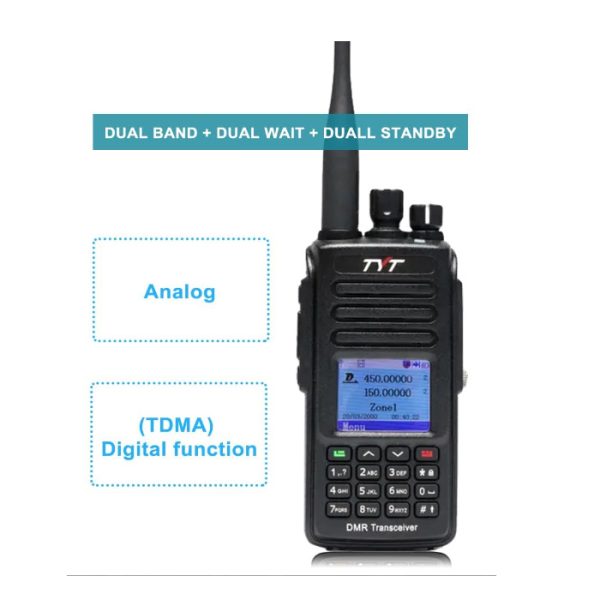 TYT MD-UV390 PLUS 10W GPS DMR VHF/UHF Dual Band  Waterproof IP67 with AES256 Encryption - Image 7